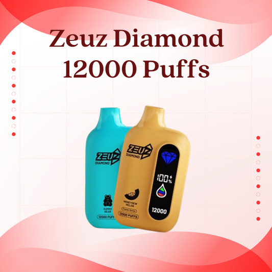 Zeuz Diamond 12000 Puffs Disposable Vape Device with LED Screen